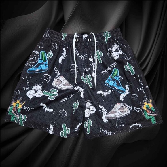Cactus Jack x Travis Scott Short Mesh/Jersey Short Unisex *Modern Boot* - Picture 1 of 5